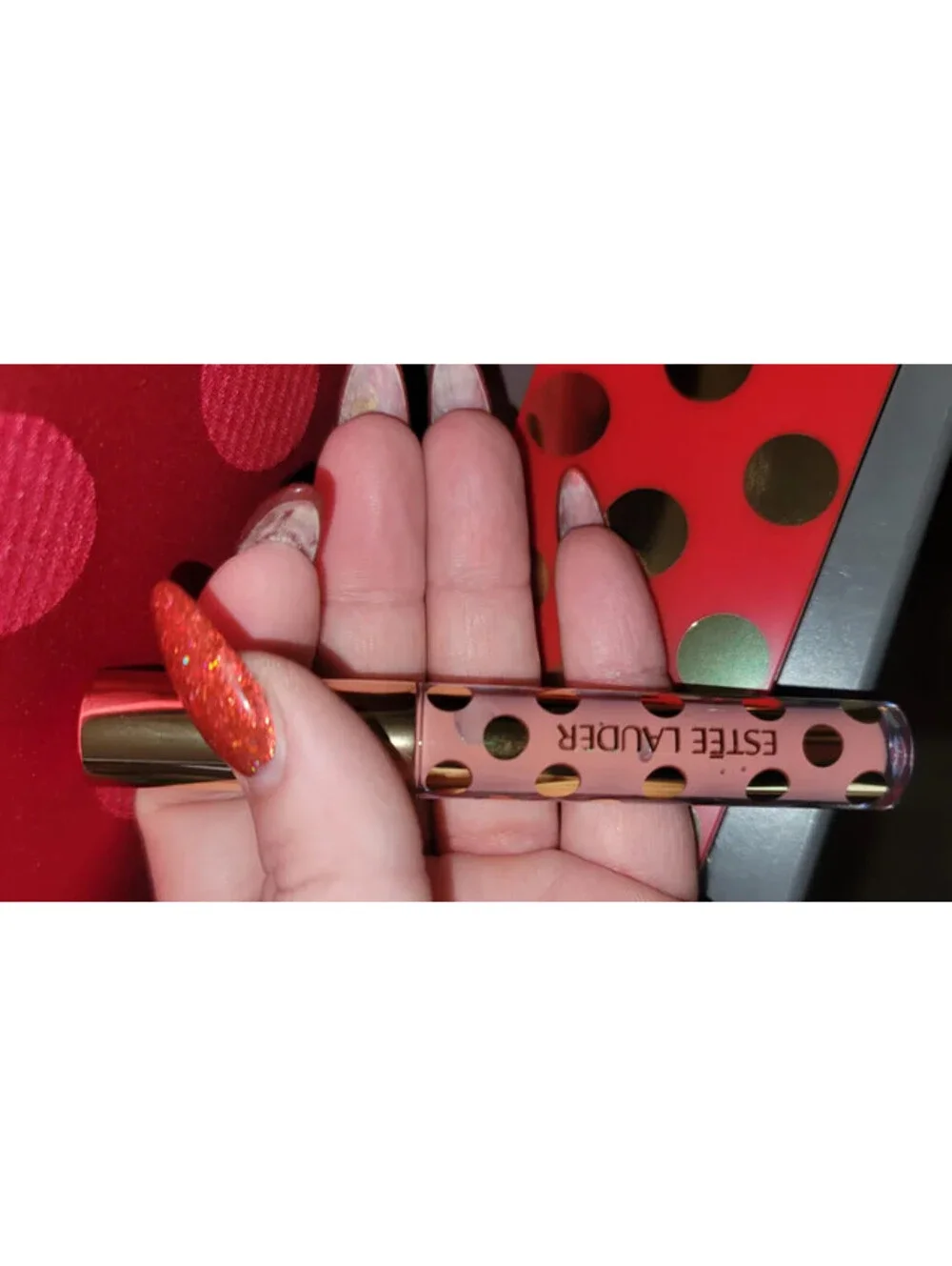 ESTEE LAUDER LIMITED EDITION GLAM LIPSTICKS (2),BLUSH, EYESHADOW PALETTE & CASE